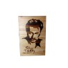 Gravure sur bois Johnny Halliday