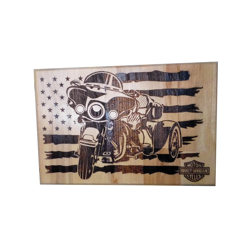 Gravure sur bois Tri Glide