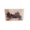 Gravure sur bois Goldwing