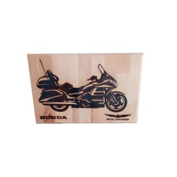 Cadre gravure laser moto Honda Goldwing