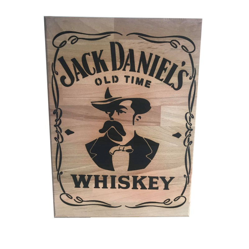 Gravure sur bois Jack Daniel's