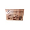 Gravure sur bois Mercedes Benz