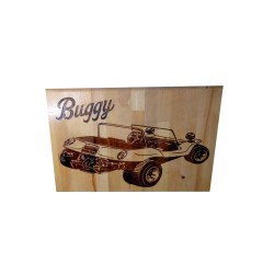 Gravure sur bois Buggy