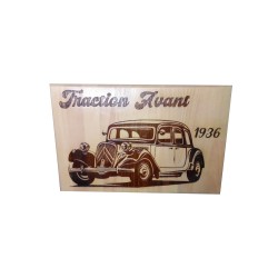 Gravure sur bois Traction Avant 1936