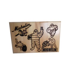 Gravure sur bois Michelin