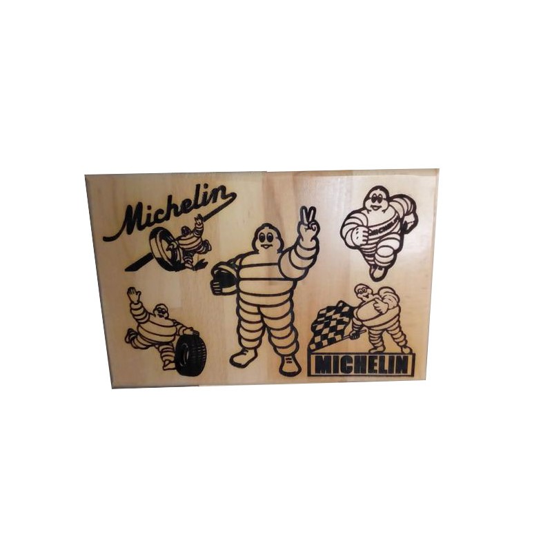 Gravure sur bois Michelin